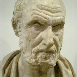 1. Bust imaginari d'Hipòcrates (Moscou, Museu Puškin, s. II o III)
