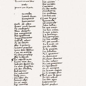 1. Un foli del manuscrit únic de l''Espill' de Jaume Roig (Vaticà, Biblioteca Apostolica Vaticana, ms. Vat. lat. 4806, f. 6r)