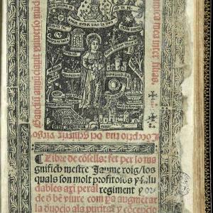 4. Portada de la primera edició impresa de l''Espill' (València, Francisco Díaz Romano, 1531)