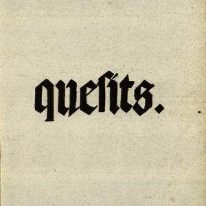 8. Portada de l'edició de la traducció catalana de l'obra de Manfredi, amb el títol 'Quesits' (Barcelona, Pere Posa, 1499).
