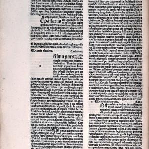 6. El 'Regimen sanitatis ad regem Aragonum' a l'edició de les obres d'Arnau impresa a Lió l'any 1504 (f. 79v).