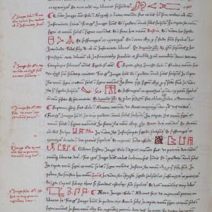 11. The 'Liber Solis', a book of astral images attributed to Hermes (Darmstadt, Universitäts- und Landesbibliothek, MS 1410, f. 58v, c. 1550).